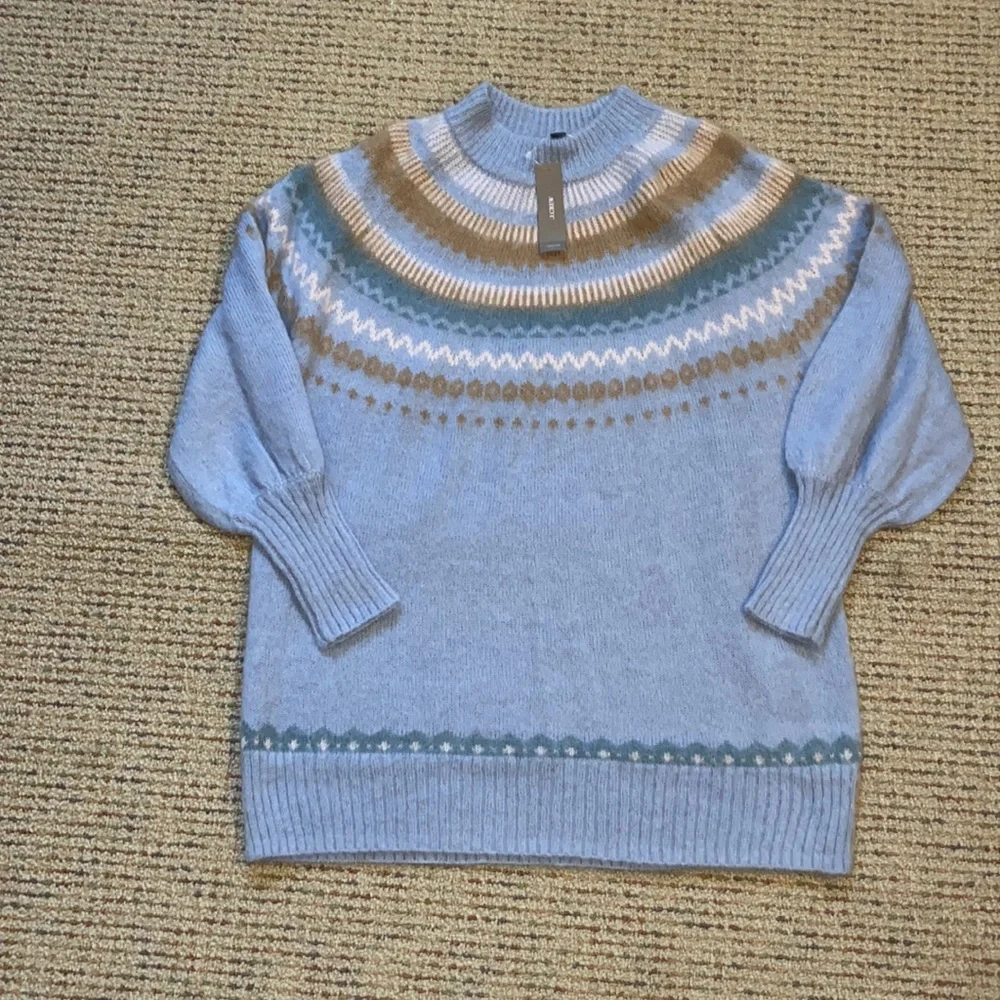JCrew Fair Isle sweater size S - Picture 6 of 11